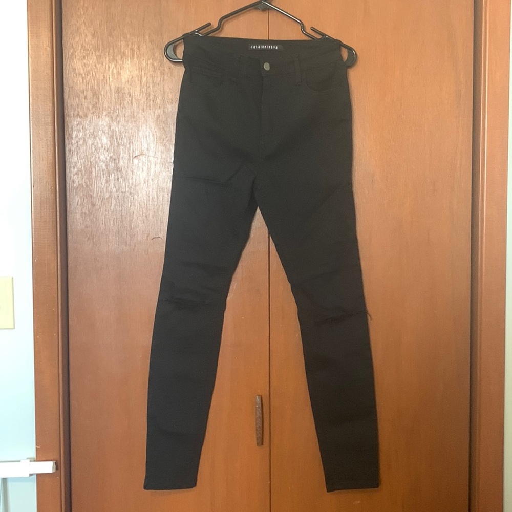 Fashion Nova - Distressed Jeans, Black - Size 7